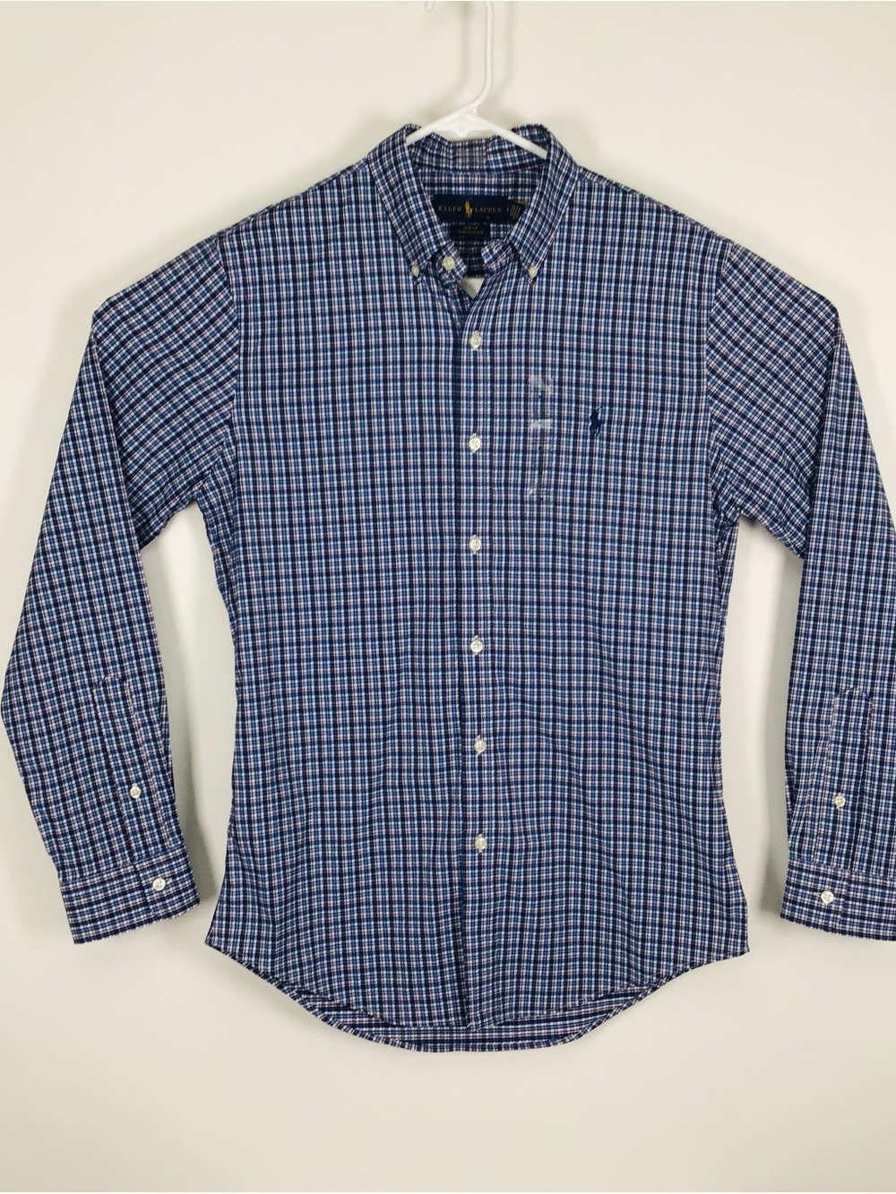 NWT Ralph Lauren men’s long sleeve button down slim fit performance shirt medium